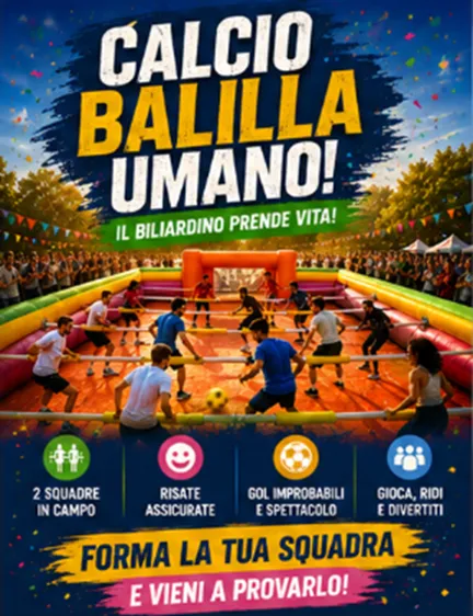 Torneo Calcio Balilla Umano Misto