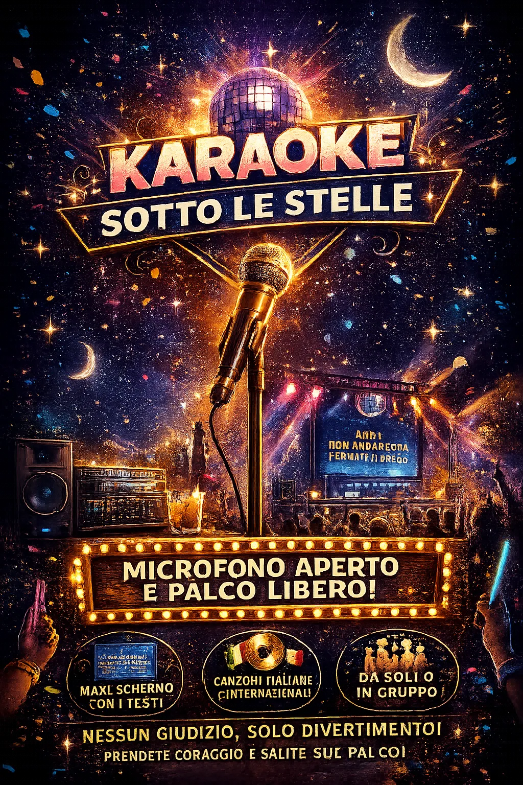 Karaoke sotto le Stelle
