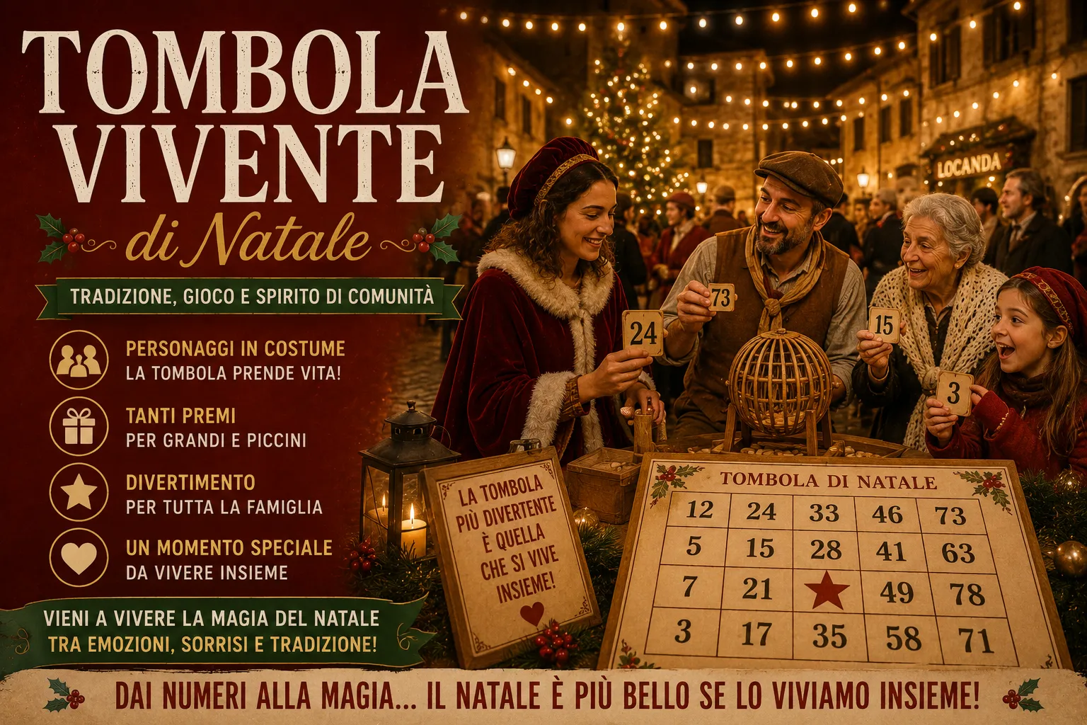 Tombola Vivente di Natale